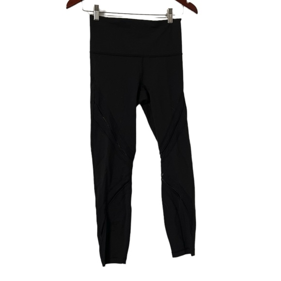 LULULEMON Black High Times Metta High Panel Leggings - Picture 9 of 11